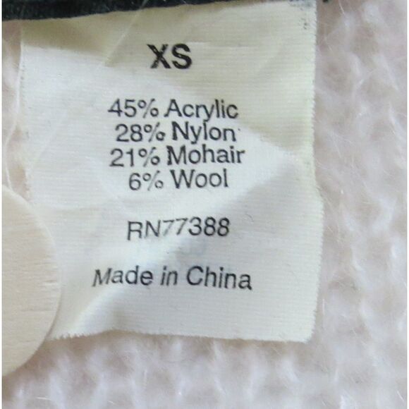 J. Crew Women's Dolce Shawl Collar Popover Sweater Blush Pink XS EUC - Picture 7 of 7